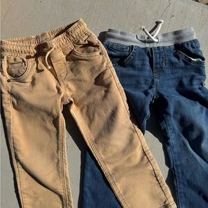 Cat & Jack Kids Bottoms in Tan and Blue
